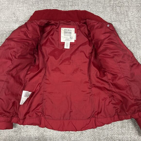 Eddie Bauer Jacket Womens Medium EB700 Goose Down Puffer 700 Fill Winter Coat - Picture 7 of 10